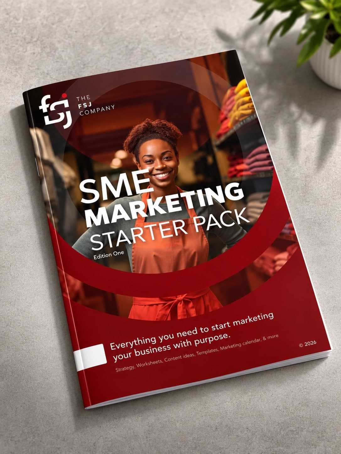 The FSJ SME Marketing Starter Pack, Edition One, printed cover